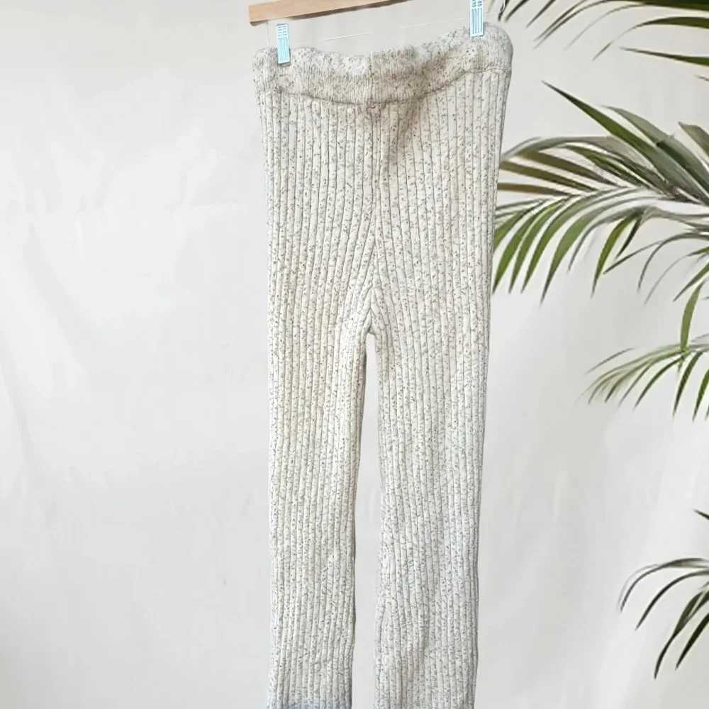 NWT Heartloom Speckled Knit Pants oatmeal SZ L - Picture 4 of 15
